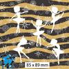 Metal Die Cut Embossing Molds Molds Ballet Girl Cutting Dies for Photo Card Scrapbooking Decorations