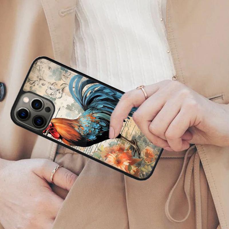 

Cock Rooster Chicken Magnetic Phone Case For APPLE iPhone 17 Air 16 14 13 12 Pro Max 15 Plus Wireless Charge With MagSafe Cover iPhone 13mini