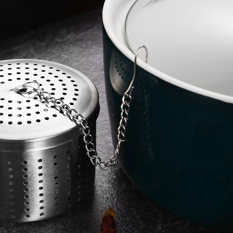 Stainless Steel Seasoning Bucket Effective Tea Leaky Pot Braised Pills