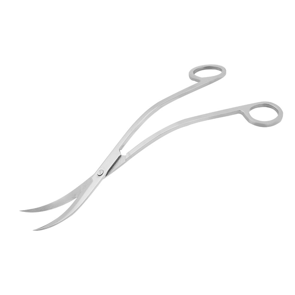 Nożyczki ze stali nierdzewnej do roślin akwariowych Narzędzie do przycinania roślin wodnych do akwarium (Nożyczki faliste)