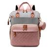 Mummy Backpack With Foldable Crib Soft Mattress Multifunctional Mommy Bags Baby Bottle Insulation Storage Bags Diaper Organizer