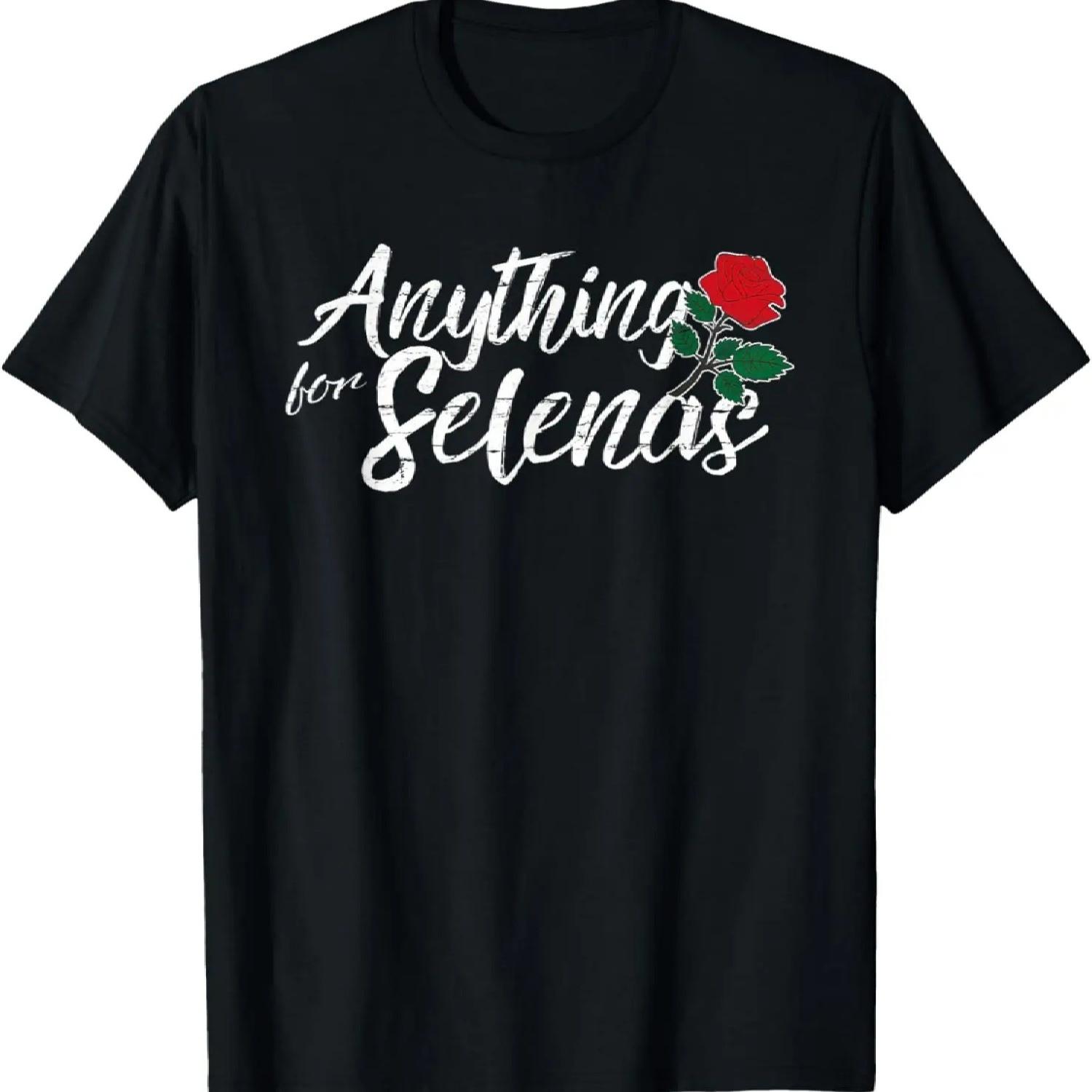 

Anything For Selenas retro rose T-Shirt S чёрный