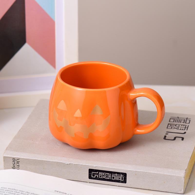 Creative Pumpkin Mug Christmas Gift Cup Beer Mugs Coffee Cups Original Breakfast Cups Cup for Tea Drinkware Personalized Ceramic