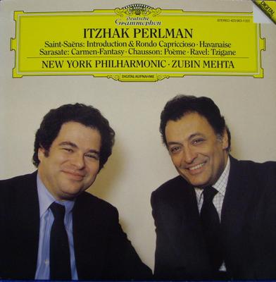 LP Record CAMILLE SAINT-SAËNS, PABLO DE SARAS - Introduction & Rondo Capriccioso • 4230631 Deutsche Grammo 1987 Germany Classical Used