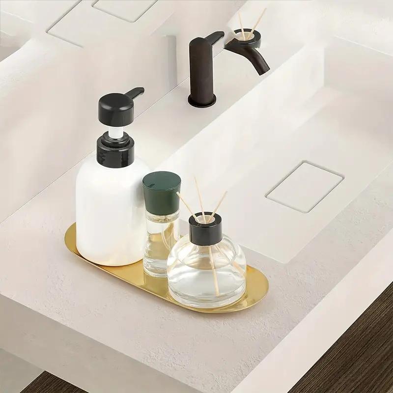 18*8cm1pc Gold Oval Stainless Steel Good Quality Snack Tray,Dessert&Fruit&cosmetic&Nut Organizer Plate,Creative Home Furniture.