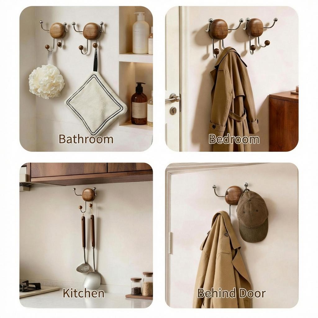 Pebble Shaped Suction Hook Strong Adhesive Wall Hook for Bathroom Kitchen Home Use