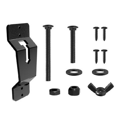 Vertical Mount Spare Tire Rack Compact Rack Garage Solution Tool Free Installation for Enclosed Cargo Trailers Frame