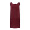 Women's Fashion Corduroy Color Round Neck A Line Vest Dress Pinafore With Pockets