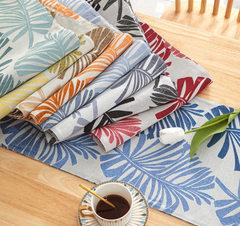 Double-sided Printing Table Runner Living Room Coffee Table Tablecloth Chinese Style Home Decoration