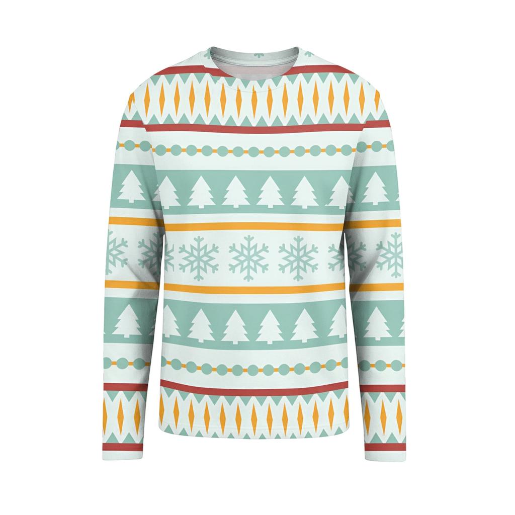 Men's Christmas Long Sleeve Neck T-Shirt