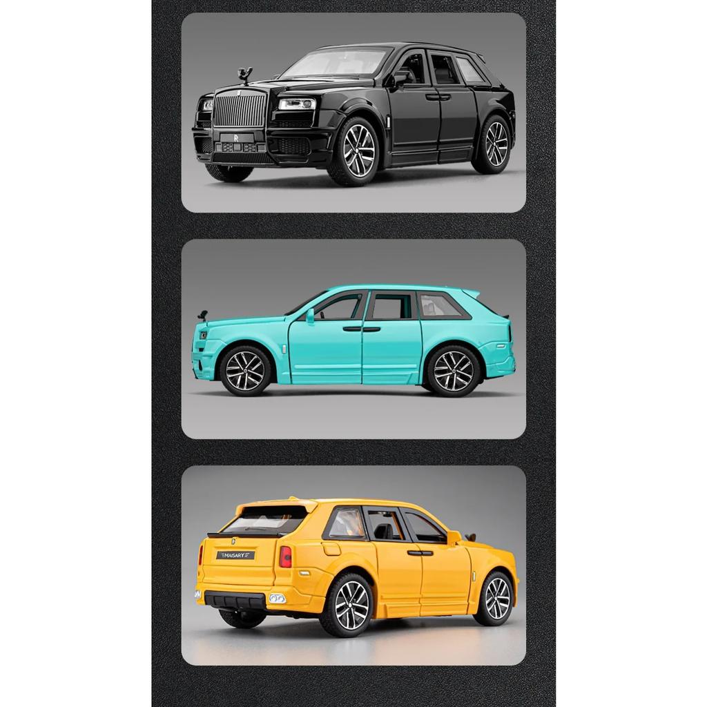 1/32 Scale Rolls-Royce Cullinan Alloy Car Model with Lights and Sounds, Children's Toys, Desktop Collection Ornaments, Boys' Birthday Gifts