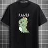 Cute Rawr Dinosaur Black T Shirt Unisex Unisex Graphic Short Sleeve Casual Cotton Tee Top Fun Animal Print Fashion