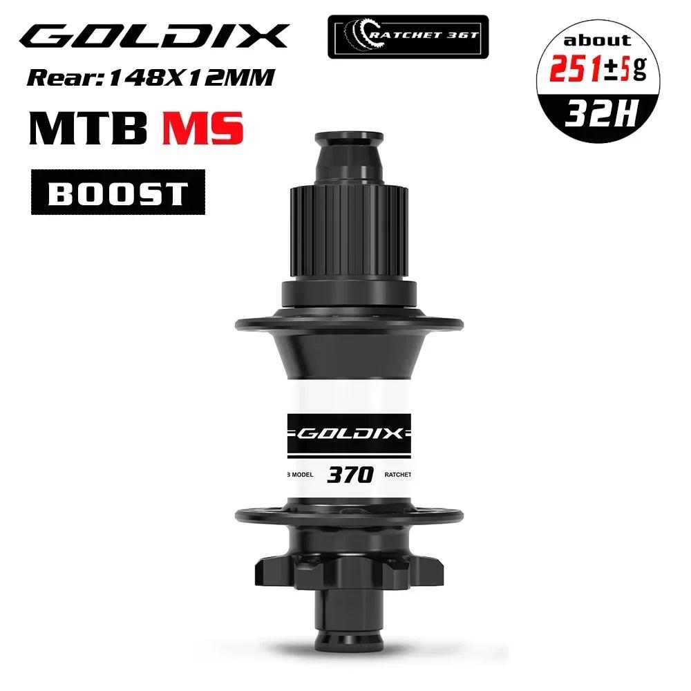 Goldix M370 Boost Cube 32 Holes K7 32-Hole Mtb Thunder Masses Ratchet 36T Cube Pro 7 Noisy Bicycle Mountain Bike Micro Spline