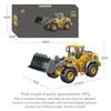 2.4G Remote Controlled Bulldozer Nine Channel Loading Vehicle Simulation Excavation Engineering Gifts for 6+ Children