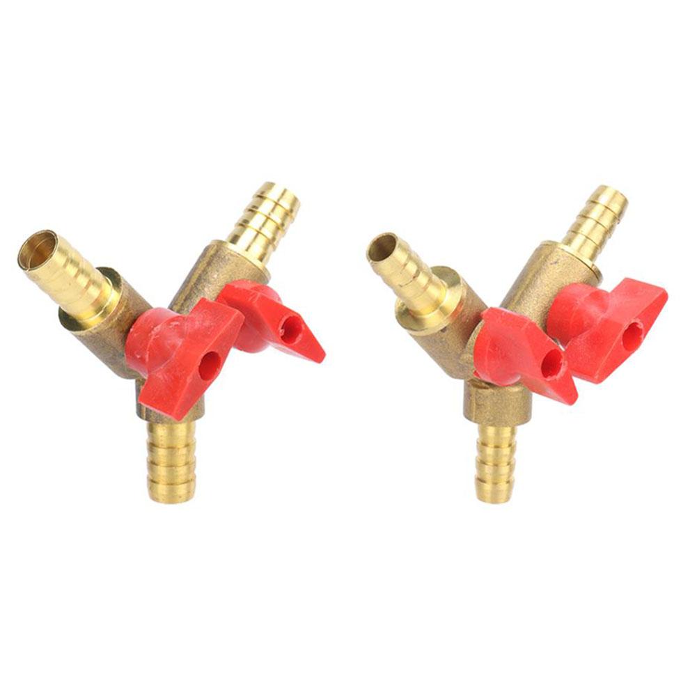 Exquisite Garden Irrigation Pipe Connection Brass Valve Shut Off Ball Valve 8mm/10mm Brass Material Easy To Install