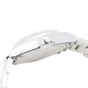 Citizen Q&Q Analog Solar Watch H061-204 Waterproof Date Display Metal Band White Dial Ladies Silver