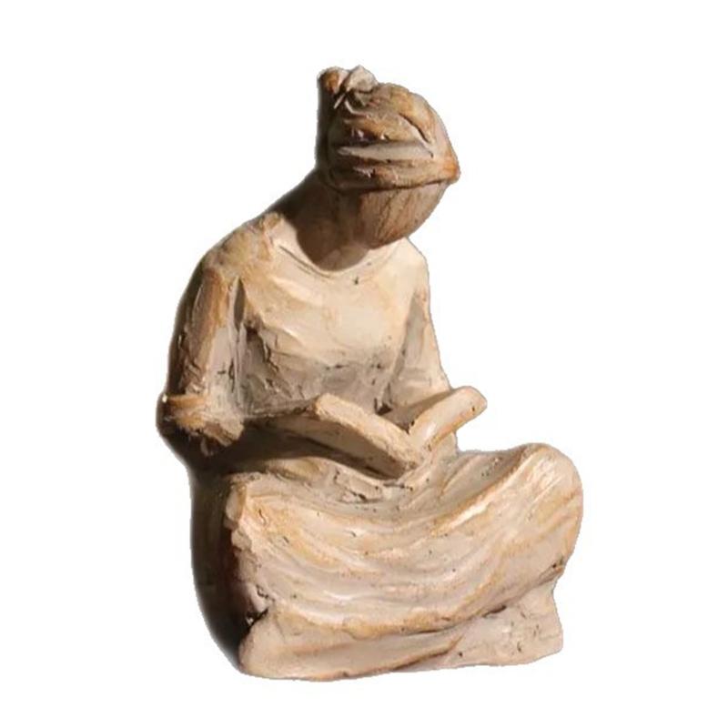 Praying Woman Statue Figurines Resin Women Figures Statues Tabletop Ornament Inspirational Sculpture for Home Decors 1