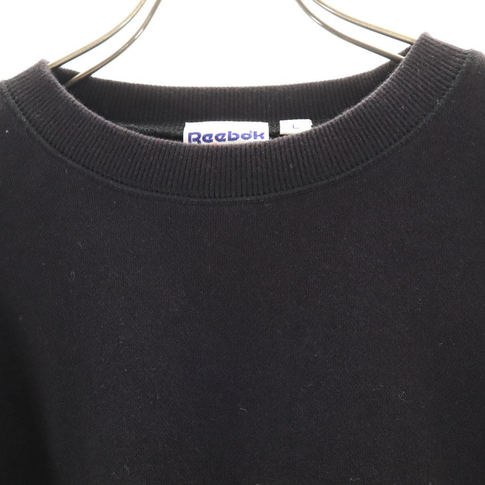 Reebok 90s Old Long sleeve trainer L Black series Back brushed Men's Used