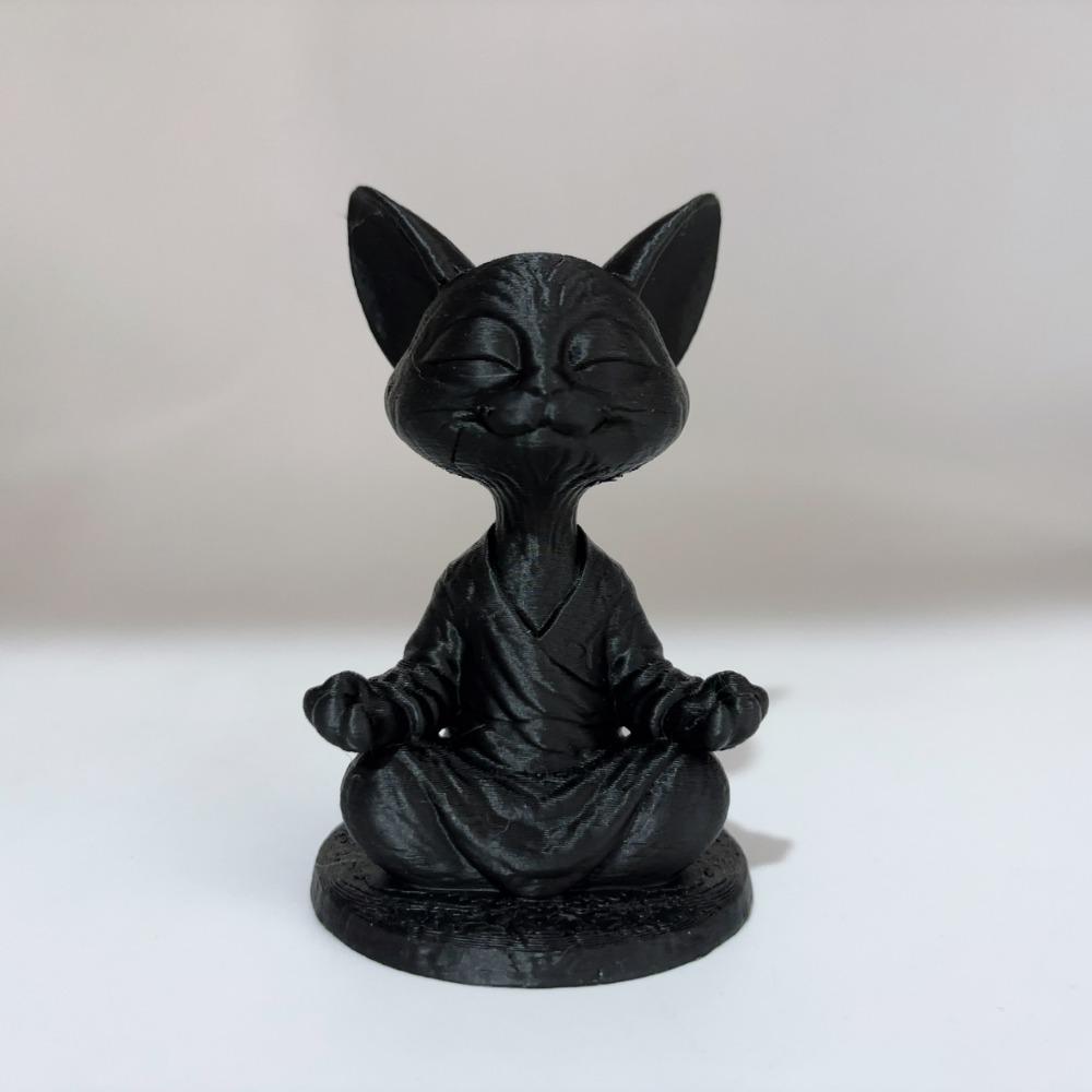 

Статуэтка Кота-Медитирующего, Украшение, Скульптура Кота для Йоги, Дзен-Кот, Подарок Любителю Кошек, Подходит для Дома, Сада, Автомобиля, Офиса чёрный