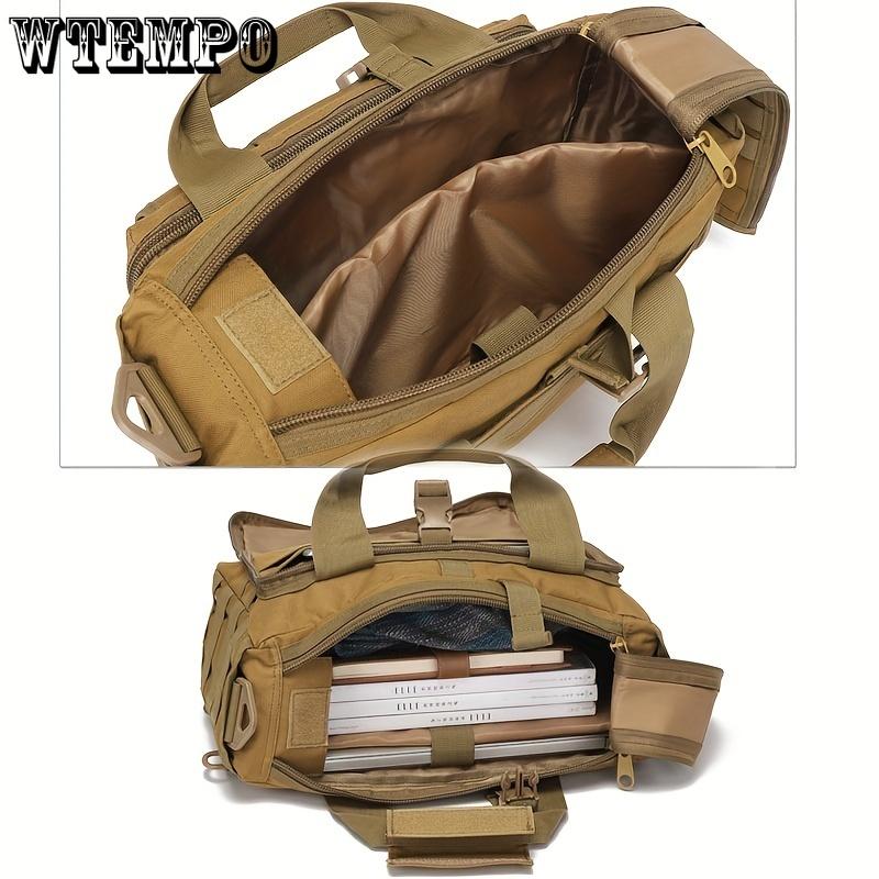 Taktická brašna, 15palcová pánská taška přes rameno Vojenská brašna pro muže Vojenská taška na notebook Taška přes rameno