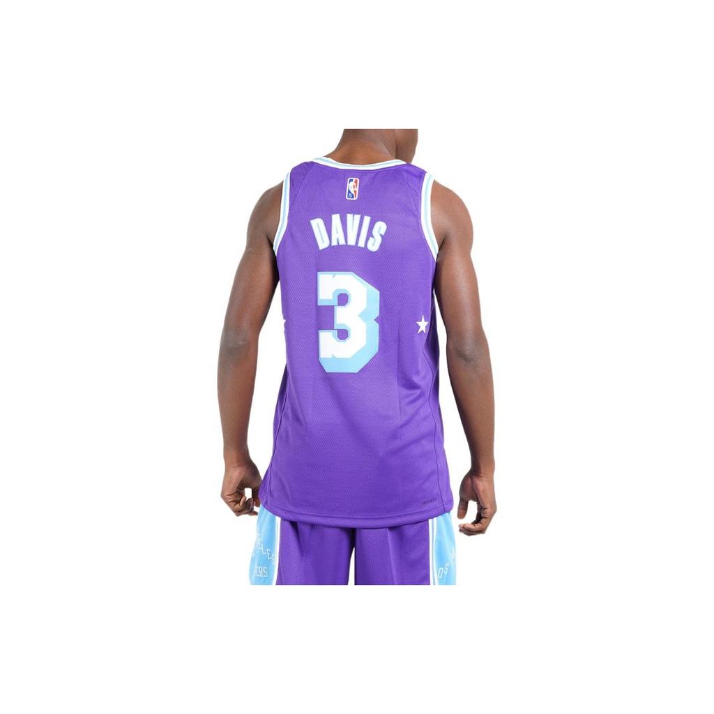 Nike Los Angeles Lakers Anthony Davis Maglia City Edition Viola Uomo Streetwear DB4032-505