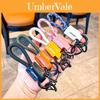 Stilvoller High-End Handgefertigter Geflochtener Leder-Schlüsselanhänger Premium Qualität Schlüsselring-Zubehör