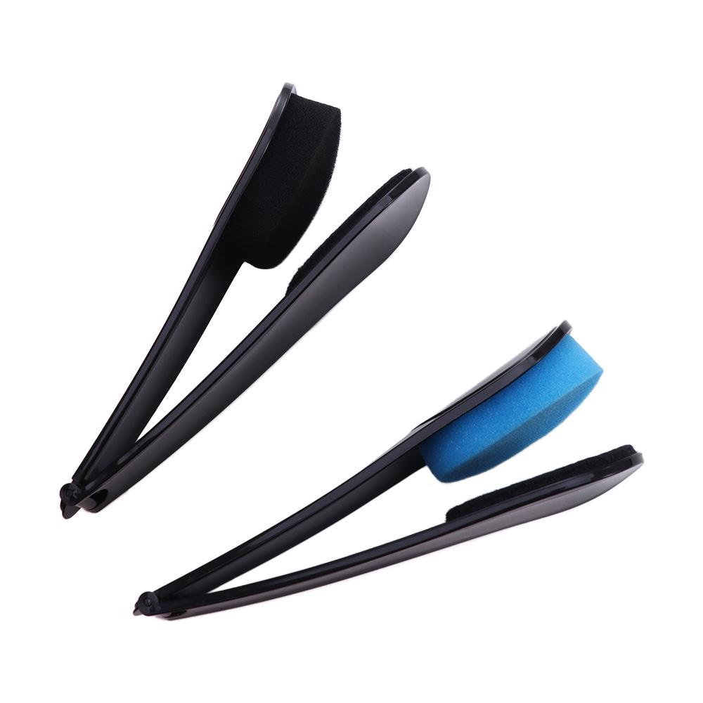 Foldable Sponge Back Applicator Long Handle Bathing Tool Convenient Back Beauty Brush Women