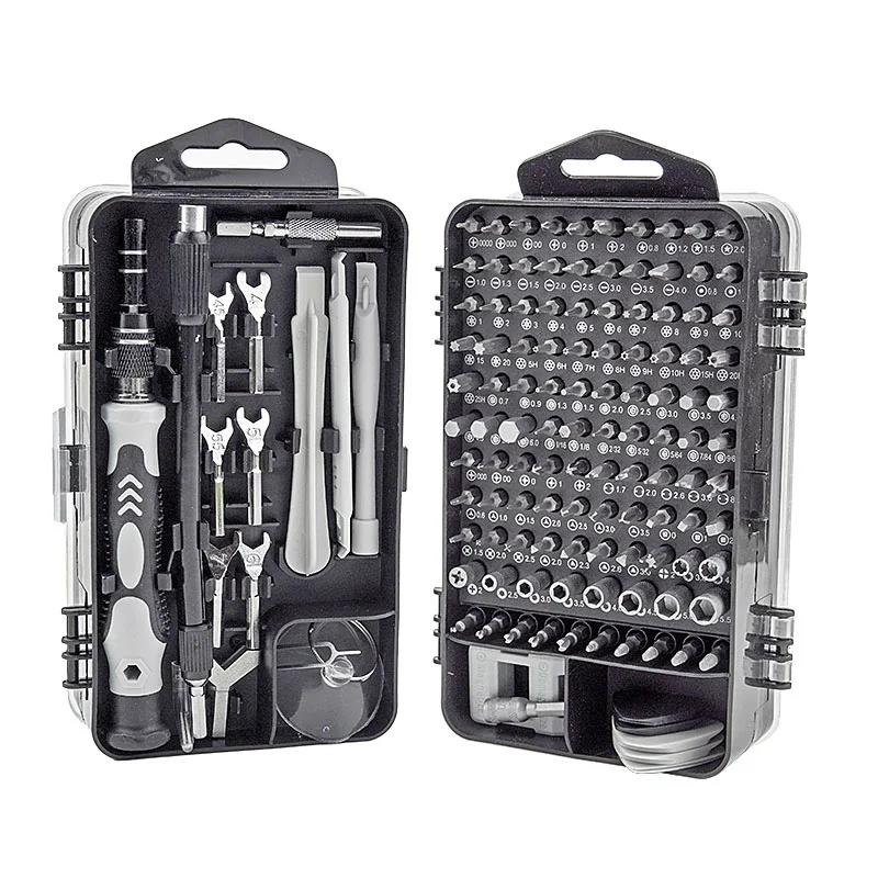 Computer Repair Kit 115 in 1 Magnetic Laptop Screwdriver Kit  Precision Screwdriver Set  Small Impact Screw Driver Set with Case