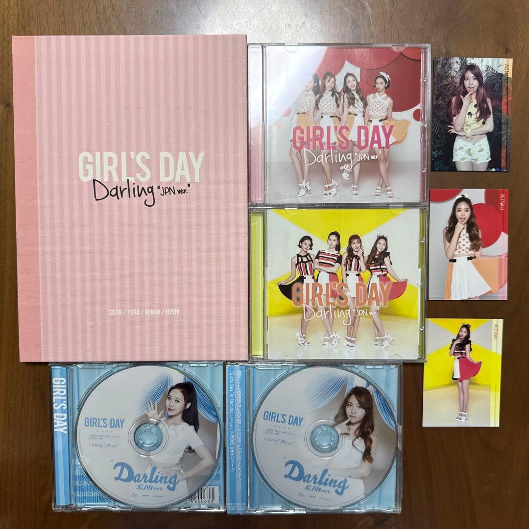 

[USED] GIRL S DAY Darling First Press Limited Edition Yura Mina Trading Card CD