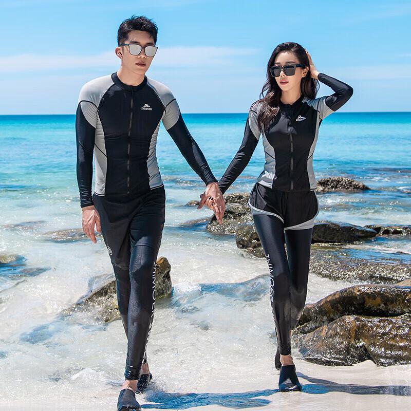 YiFu Couple's UV Protection Quick-Dry Diving & Snorkeling Set