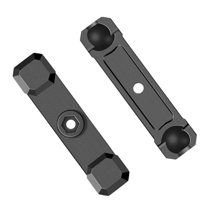 17mm Ball Head Connector Arm Quick Detach Suitable For Action Cameras Aluminum Alloy Support Clamp Quick Install Design