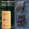 10x/20x Zoom 4G/WIFI Solar Powered Camera, HD Night Vision Security Camera, Solar Panel, PIR Human Motion Detection Monitor