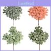 Décoration de Fleur Artificielle Branche d'Eucalyptus Avec Matériau en Soie et Plastique Pour Mariage et Cadres Extérieurs