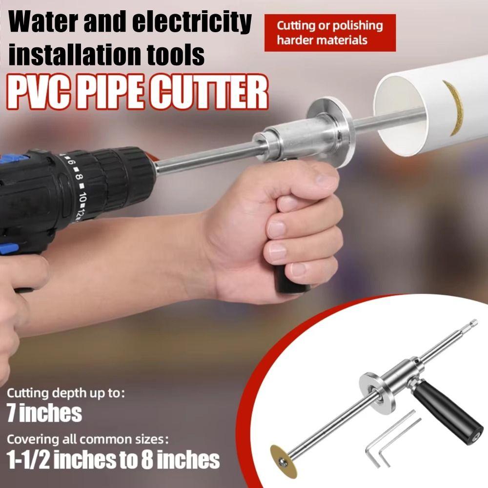Grit Cutting Wheel Inside PVC Pipe Cutter Stainless Steel Pipe Cutting Tool Inside Cutting