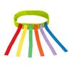 Outdoor Children Tail Pulling Game with 6 Colorful Belts Kindergarten Garden Lawn