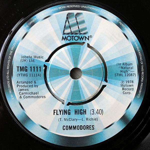 

7inch Record COMMODORES - Flying High TMG1111 Motown 1978 UK Soul/Funk Used