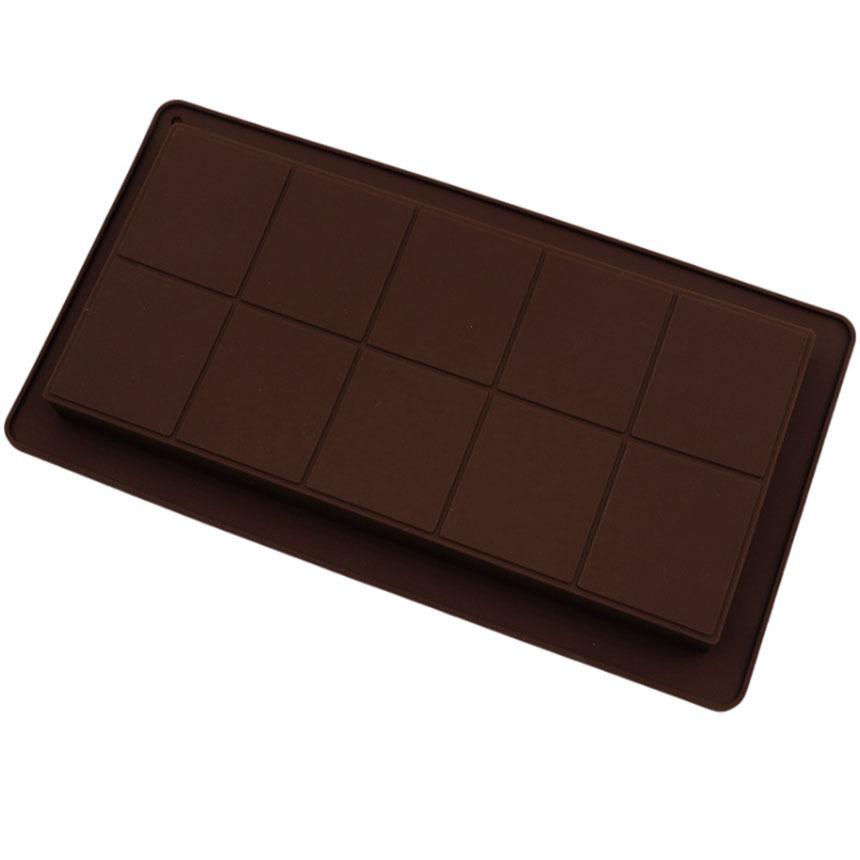 Dubai DIY 10-Cell Silicone Chocolate Mold for Waffle Cubes