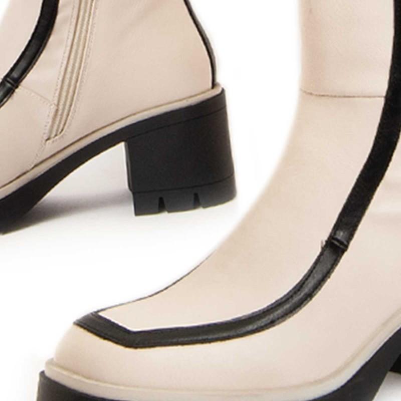 Damenstiefel mit Absatz.  Montevita Linne 96687