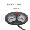 Stylish 12V Motorcycle Instrument Consoles Enhances Accuracy & Response Motorbike riders Dashboard ABS for 150cc Bikes
