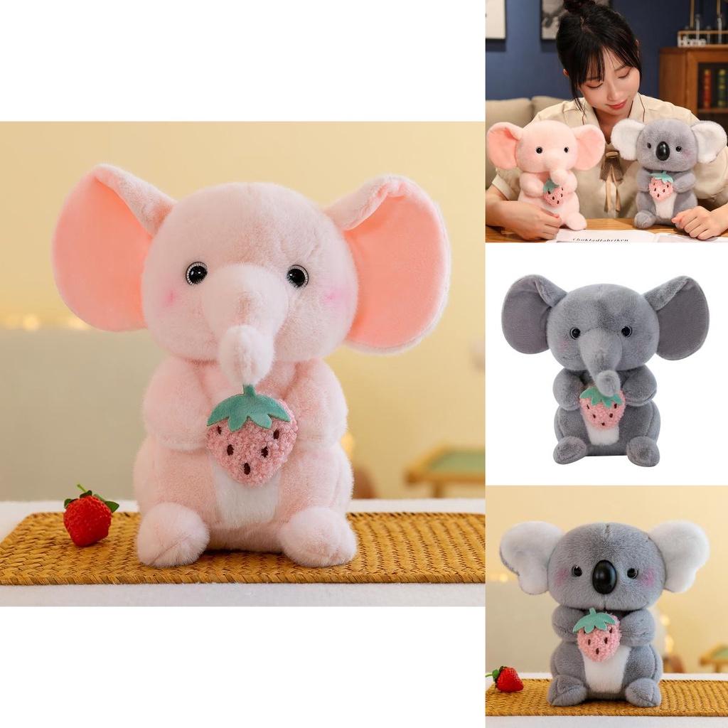 Cute And Soft 8-inch Plush Toy Elephant Koala Doll For Claw Machine