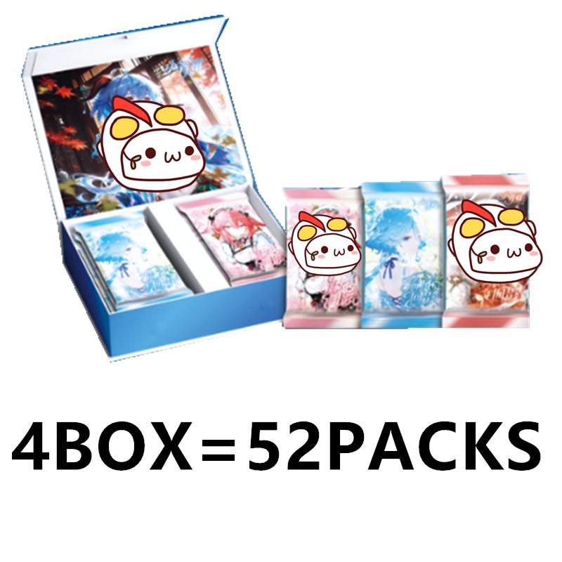 Xiao Qinggan  Genshin Impact VOI.3 Lumine Jean Gunnhildr Anime Character Peripheral Game Collection Card Toy Gift