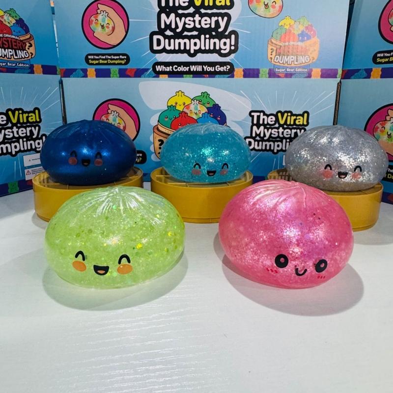 Mini Bun Squeeze Ball Simulation Bun Decompression Pinch Soft Slow Rebound Steamed Bun Fidgety Toy Children'S Birthday Gift