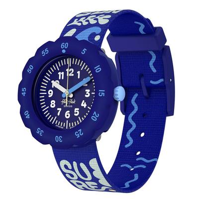 Wristwatch SURFING ESSENTIALS FPSP080 Blue [Flick Flack] Kids' Boys'