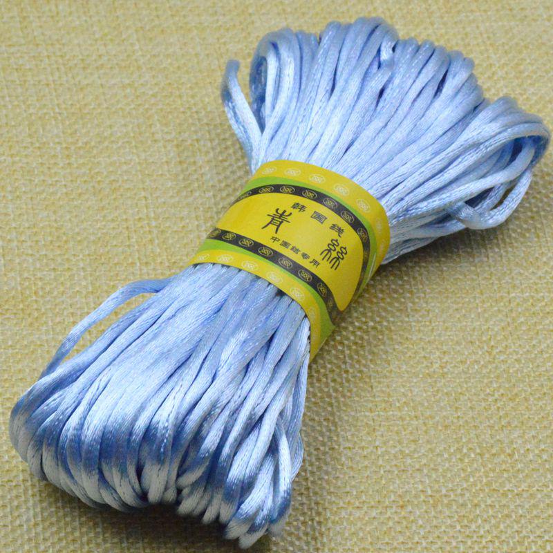 Line 5 Chinese Knot Wire, Bracelet Jewelry Accessories Braided Rope Diy Handmade Material Silk 20 Meters Per Tie