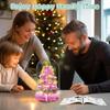 MOULD KING 10089 10090 Vánoční stavebnice Kouzelná vánoční hrací skříňka s LED díly Model vánoční dekorace dárek
