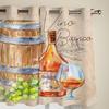 Fall Wine Barrel Retro Curtains for Bedroom Living Room Window Curtain Treatments Blinds Kitchen Home Decor Drapes