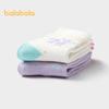 Balabala Girls' Jacquard Cotton Socks (2-Pack)