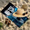 Lionel Messi Print Beach Towel Design, Soft, Lightweight. for Home Bathroom, Spa, Pool, Yoga, Surfing, Camping, Gift for Family, Friend