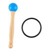 Blue+Black+Wood Percussion Stick Percussion Accessories  Playing Crystal Singing Bowl