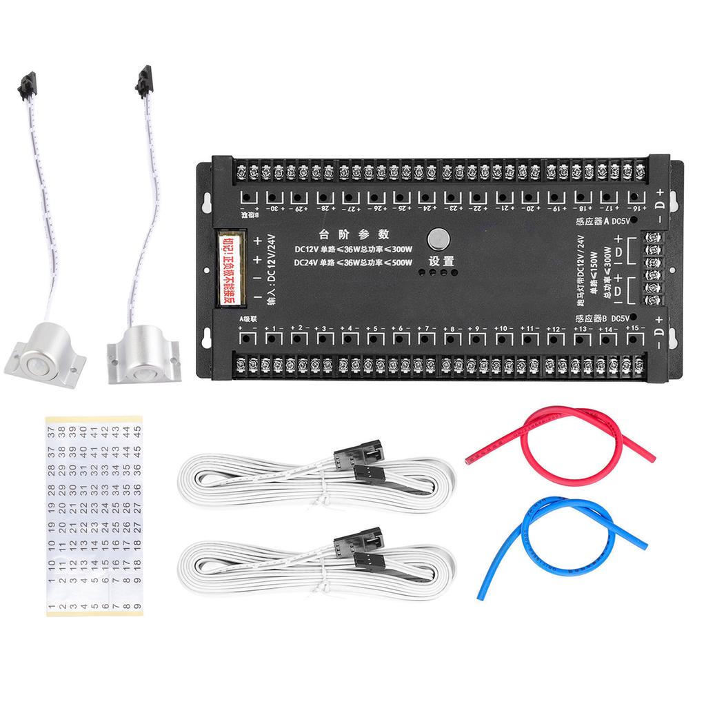 12V 24V Bluetooth Stair Light Controller IP20 LED Step Stair Lamp Sensor Controller for Hotel